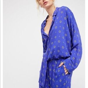 Free People “ Shirt Up” top sizes Med. & Lg